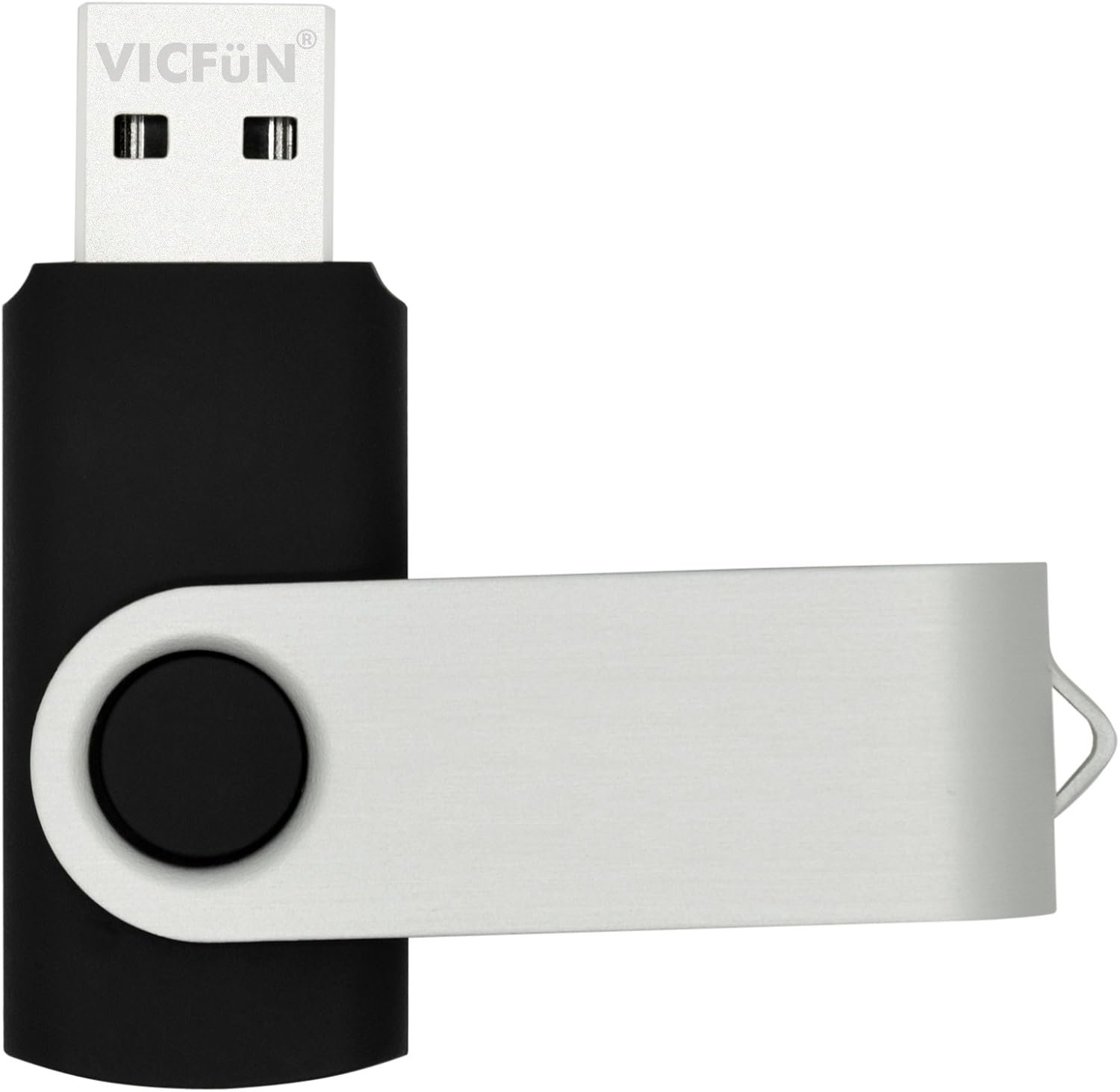 10 unidades de pen drives USB 2 GB USB 2.0 de 2 GB, pen drive dobrável – preto 10 unidades de pen drives USB 2 GB USB 2.0 de 2 GB, pen drive dobrável – preto