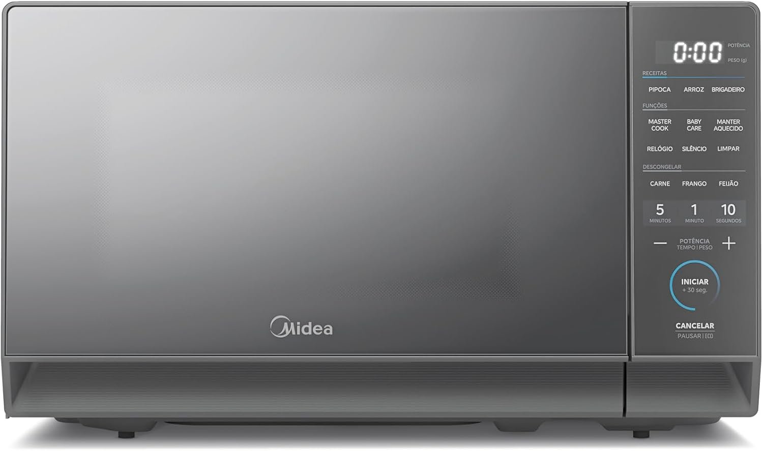 Micro-ondas 20L Prata Porta Espelhada MasterCook Midea