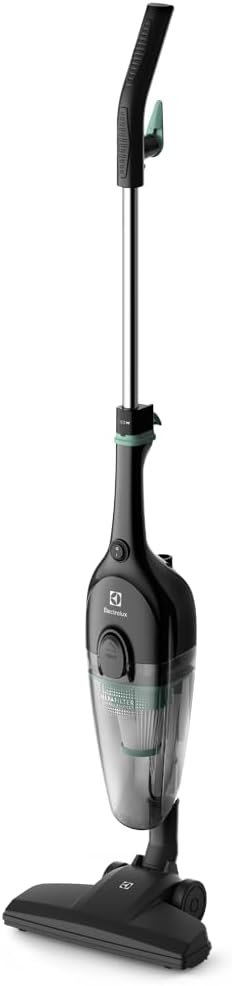 Aspirador pó vertical com fio portátil de mão 2 em 1 1100W cabo 5m capacidade 1,2L filtro HEPA Electrolux STK12 preto 220v STK