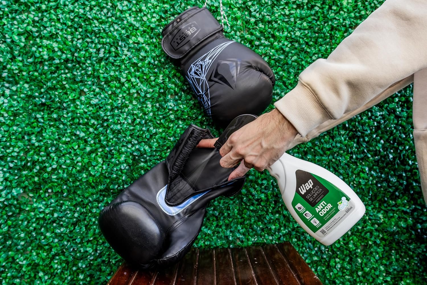 WAP Eliminador e Neutralizador de Odores WAP ANTI ODOR 500ML Controla e Bloqueia Diversos Tipos de Mau Cheiro com Fragrância Capim Limão - Imagem 3