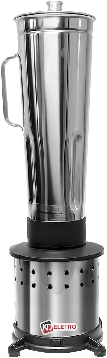 Liquidificador Industrial Alta Rotação 4 LITROS Prata com Jarra de Aço Inoxidável 220v Cozinhas