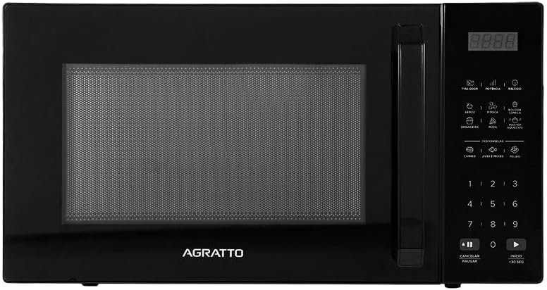 AGRATTO MICRO-ONDAS AMIC01N-01 PRETO 32L 1400W 127V
