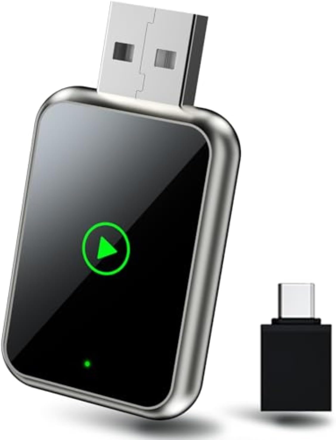 Adaptador CarPlay e Android Auto Sem Fio 2 em 1 | Conversor USB Plug & Play para Multimídia Original | Conexão Automática Rápida 5GHz Adaptador CarPlay e Android Auto Sem Fio 2 em 1 | Conversor USB Plug & Play para Multimídia Original | Conexão Automática Rápida 5GHz