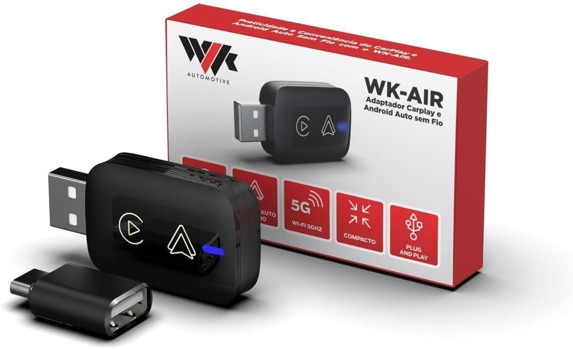 Adaptador Carplay e Android Auto sem Fio Universal Adaptador Carplay e Android Auto sem Fio Universal
