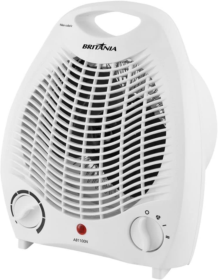 Aquecedor Elétrico 2 Em 1 Britânia 2000w Ab1100n 220v 220v Aquecedor Elétrico 2 Em 1 Britânia 2000w Ab1100n 220v 220v