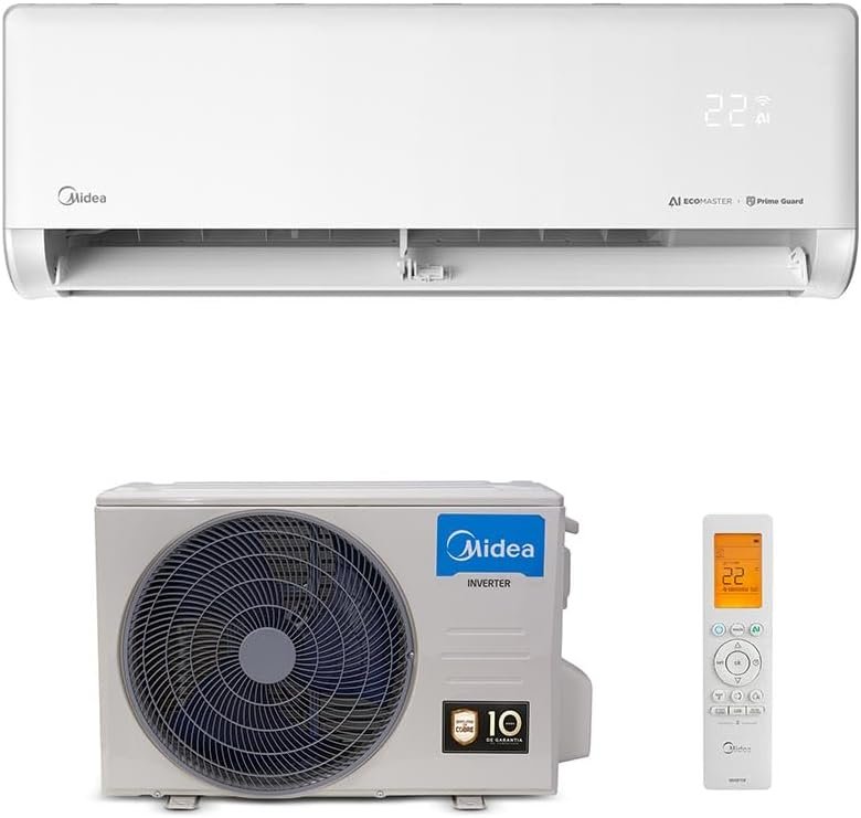 Ar Condicionado 12000 Btus Split Hi Wall Inverter Midea Quente e Frio Ai Ecomaster 220v Ar Condicionado 12000 Btus Split Hi Wall Inverter Midea Quente e Frio Ai Ecomaster 220v