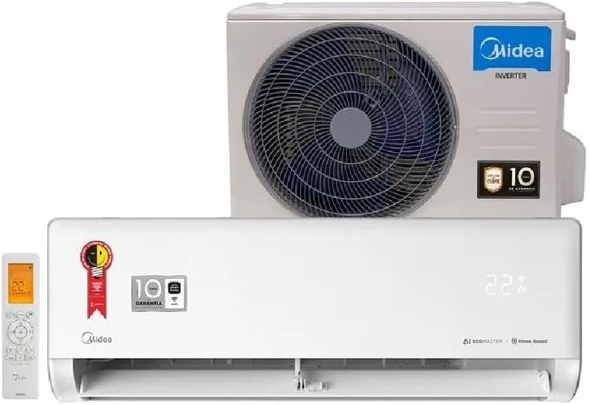 Ar Condicionado 9000 Btus Split Hi Wall Inverter Midea Frio Ai Ecomaster 220v Ar Condicionado 9000 Btus Split Hi Wall Inverter Midea Frio Ai Ecomaster 220v