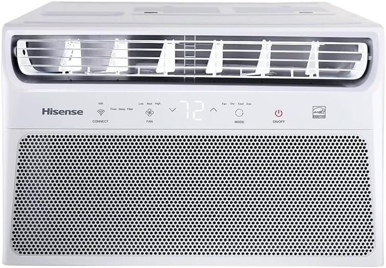 Ar Condicionado Janela Eletrônico Hisense com Wi-Fi 8.500 BTUs Frio R-32 AW-08CW2RVGU00 – 220V