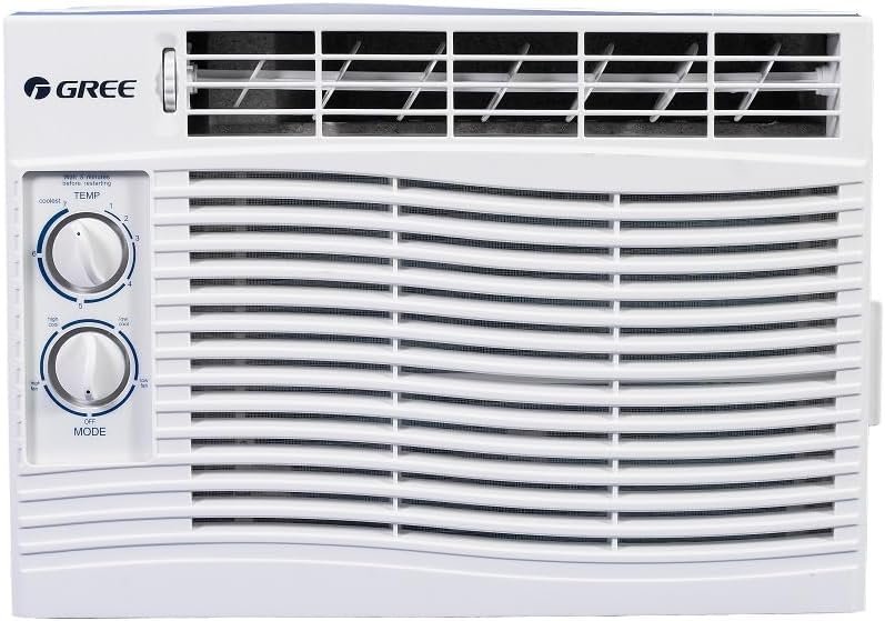 Ar Condicionado Janela Gree 7000 BTU/h Frio R32 Mecânico GJC07BV-D6NMND1A – 220 Volts