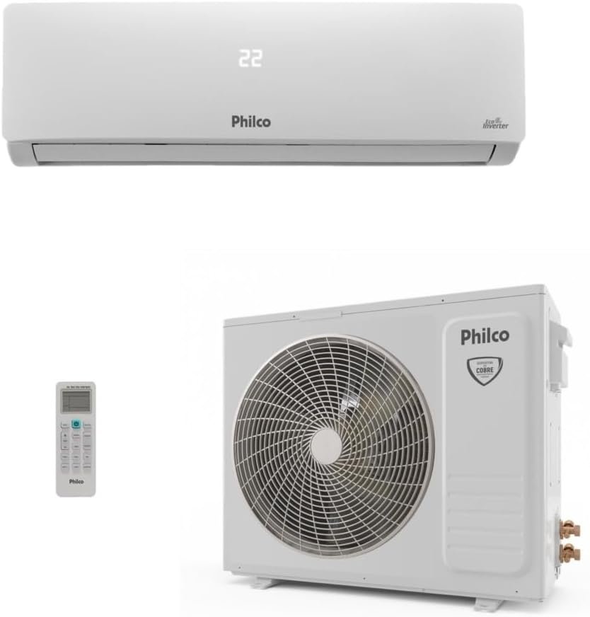 Ar-Condicionado Split HW Inverter Philco PAC18FB 18.000 BTUs R-32 Só Frio 220V