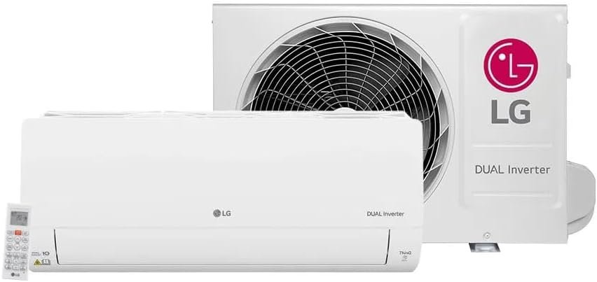 Ar Condicionado Split Hi Wall R32 LG Dual Inverter Voice +AI 12000 BTU/h Quente e Frio S3-W12JA31A – 220 Volts