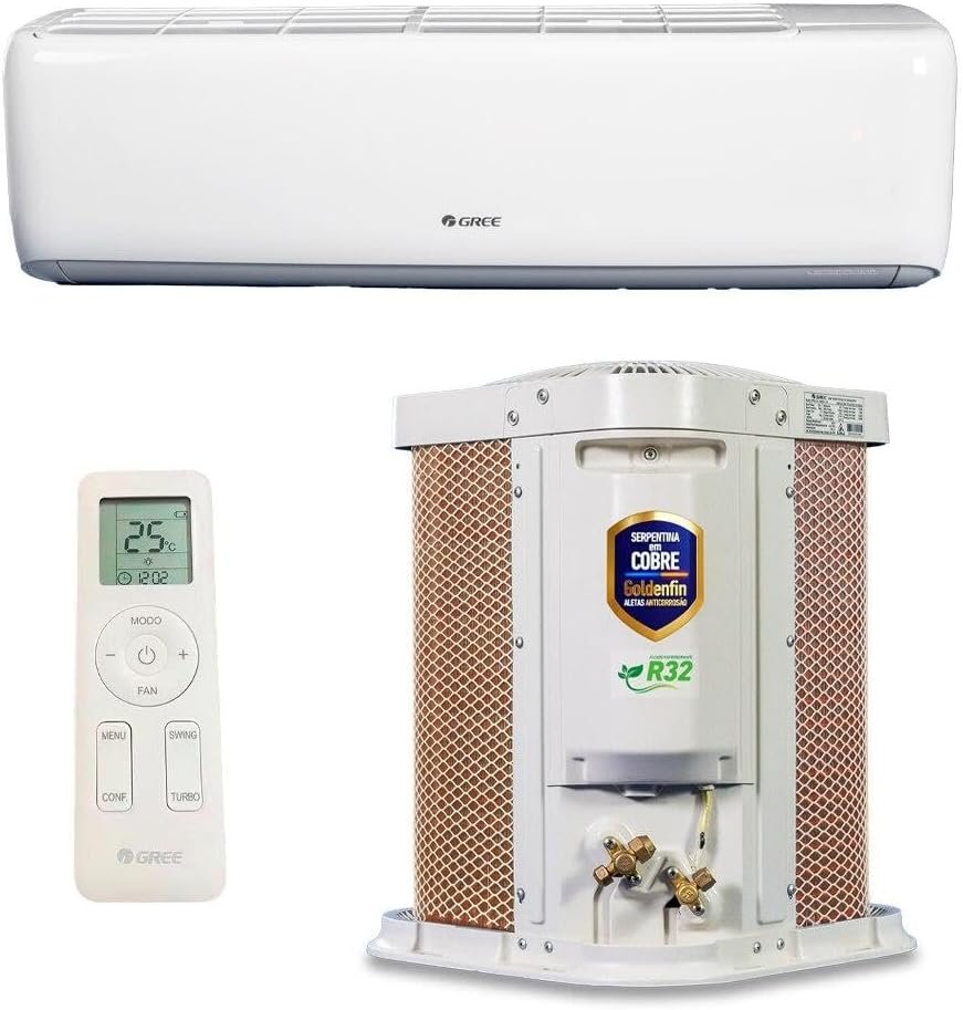 Ar-condicionado Split Inverter 18000 Btus Gree G-top Auto Connection High Wall Quente e Frio Gwh18atd-d6dna1a/gwh18atd-d6dna1a 220v