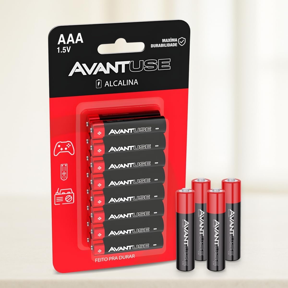 Avant – Kit 16 Pilhas Alcalina Palito AAA 1.5v Cod: 408030032 Avant Use Avant – Kit 16 Pilhas Alcalina Palito AAA 1.5v Cod: 408030032 Avant Use