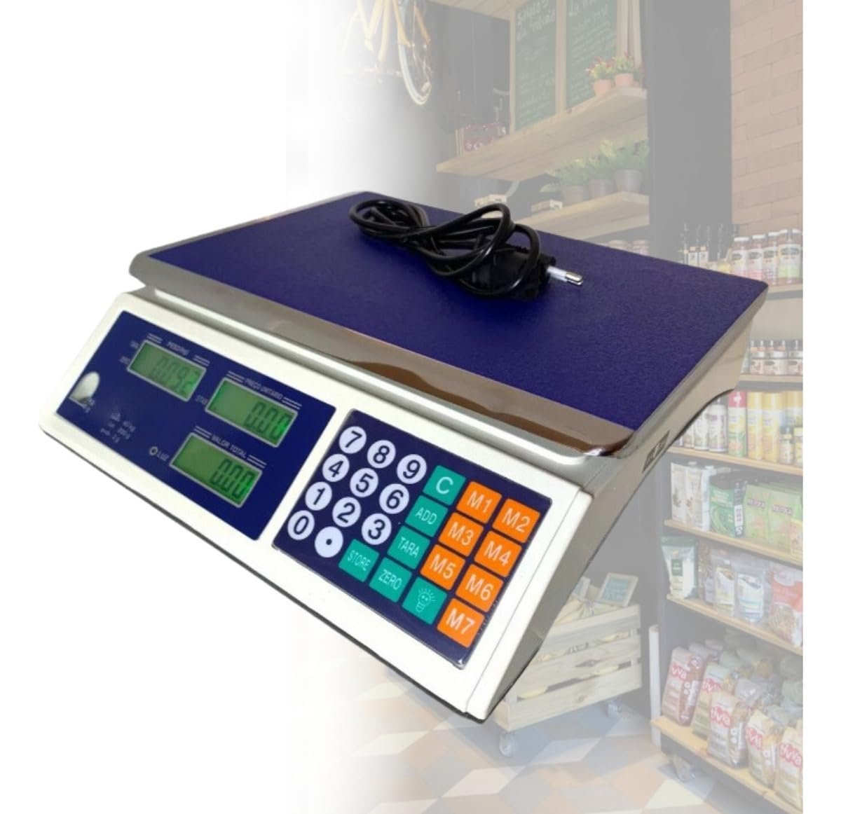 Balança Comercial Digital 40kg Alta Precisão Bivolt 110/220v Balança Comercial Digital 40kg Alta Precisão Bivolt 110/220v