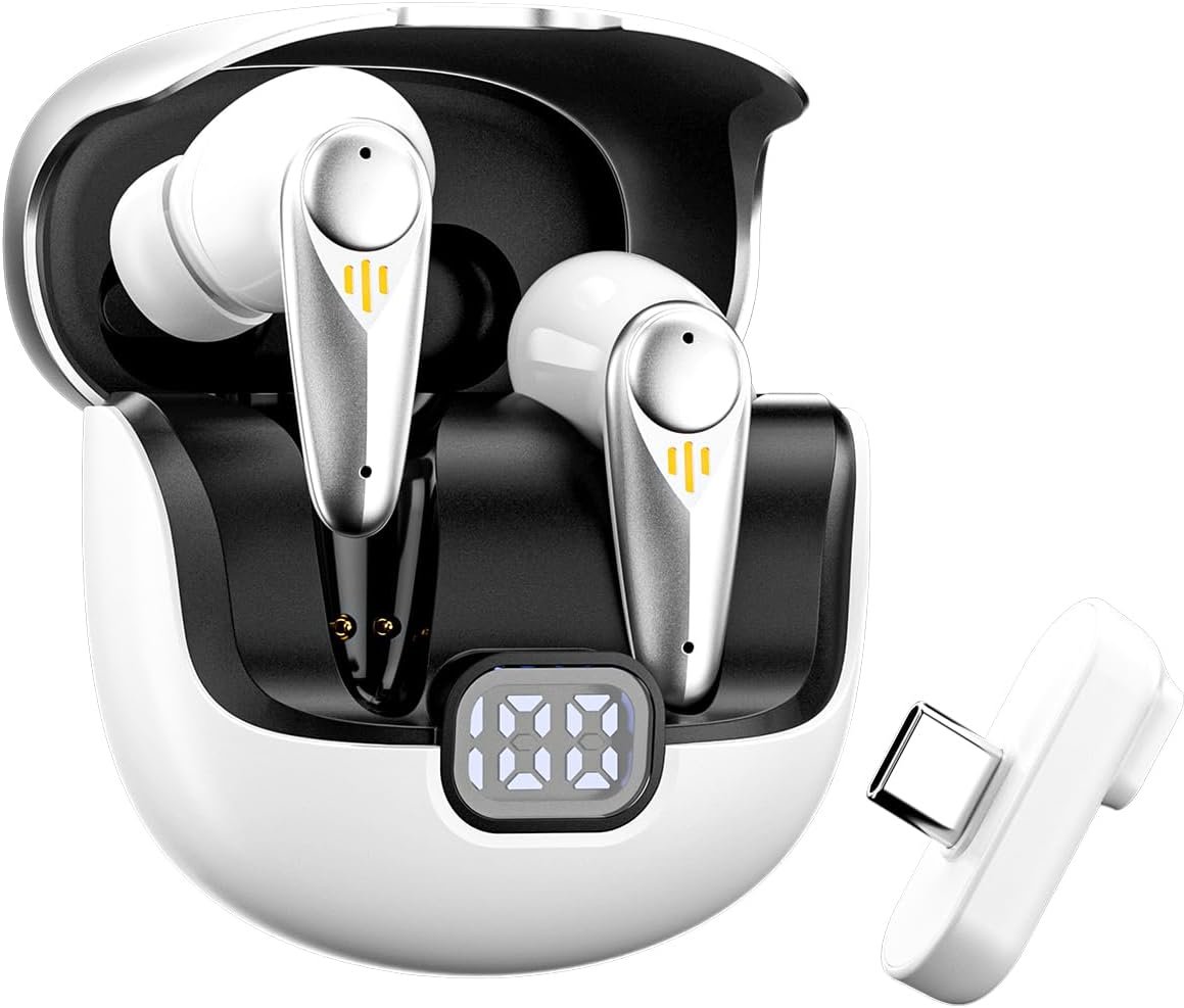 Basike Fone de Ouvido Sem Fio Bluetooth 5.4, Headset Gamer Intra-Auricular com Áudio Hi-Fi, Mic ENC, Display LED, 40H de Bateria – Para Jogos, Streaming e Dia a Dia – Branco Basike Fone de Ouvido Sem Fio Bluetooth 5.4, Headset Gamer Intra-Auricular com Áudio Hi-Fi, Mic ENC, Display LED, 40H de Bateria – Para Jogos, Streaming e Dia a Dia – Branco