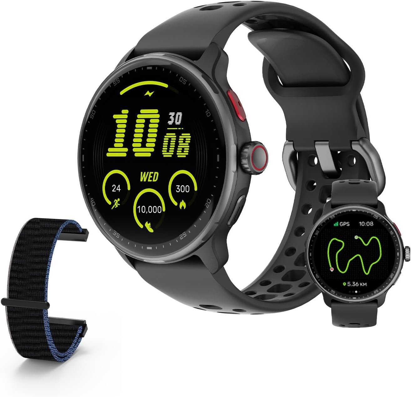 Bettdow SmartWatch GPS, Relogio Smartwatch Masculino e Feminino, 1,43 polegadas HD AMOLED, chamada Bluetooth, Esportivos relógio com voz por IA, Compatível com Android iOS, 2 Pulseiras (preto) Bettdow SmartWatch GPS, Relogio Smartwatch Masculino e Feminino, 1,43 polegadas HD AMOLED, chamada Bluetooth, Esportivos relógio com voz por IA, Compatível com Android iOS, 2 Pulseiras (preto)