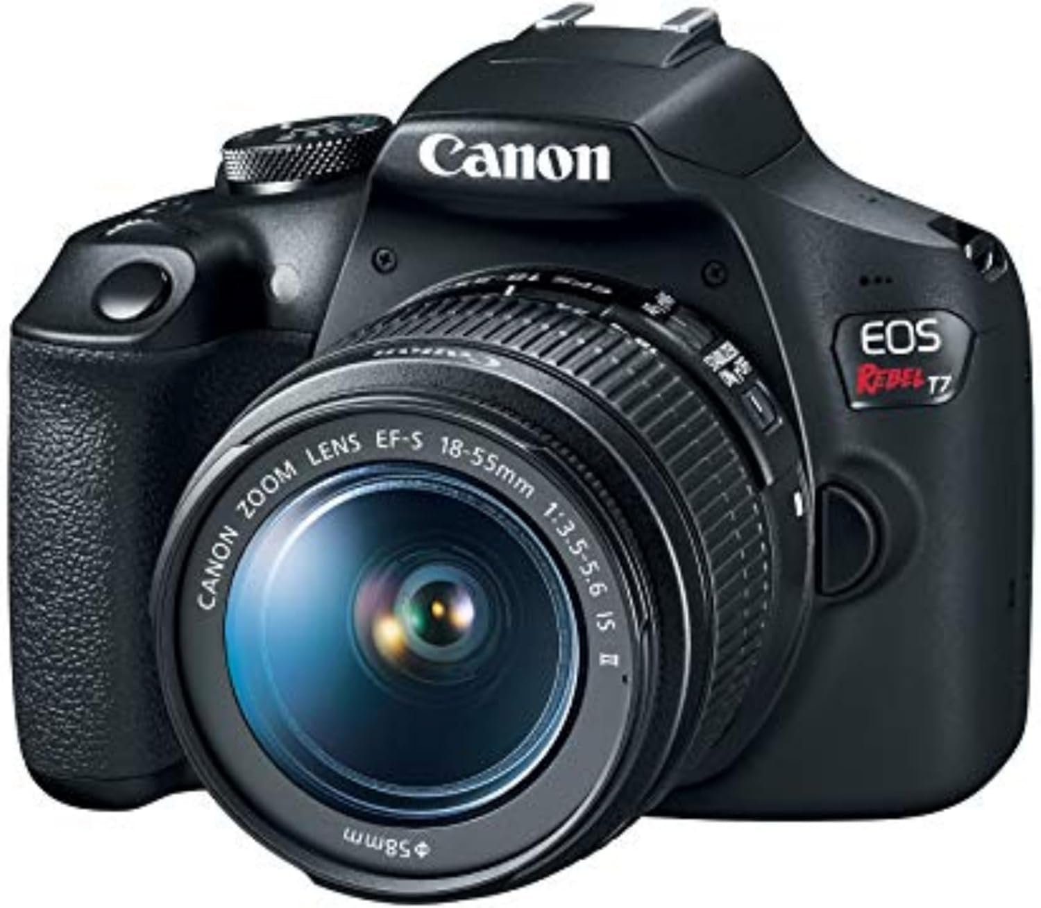Camera Canon EOS Rebel T7 com lente 18-55mm IS II Camera Canon EOS Rebel T7 com lente 18-55mm IS II