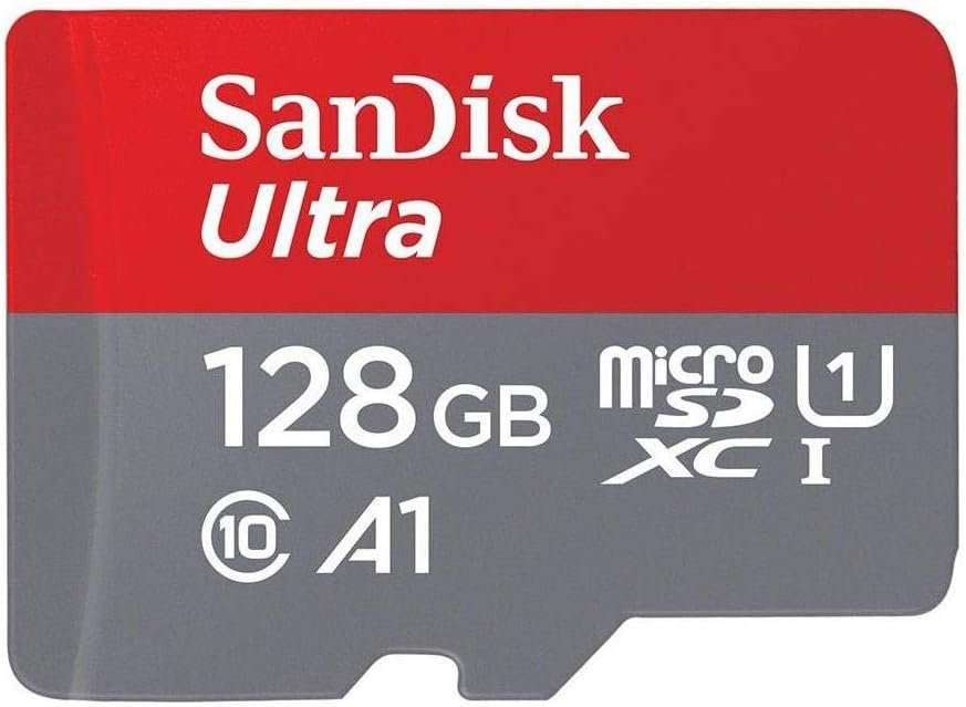 Cartão de Memória SanDisk Micro SD, 128Gb Cartão de Memória SanDisk Micro SD, 128Gb