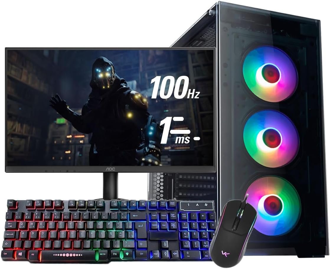 Computador Completo Ryzen 5 5600GT 16GB Ram, 500GB Monitor 21,5” Full HD 100hz Teclado e Mouse Rgb Computador Completo Ryzen 5 5600GT 16GB Ram, 500GB Monitor 21,5” Full HD 100hz Teclado e Mouse Rgb
