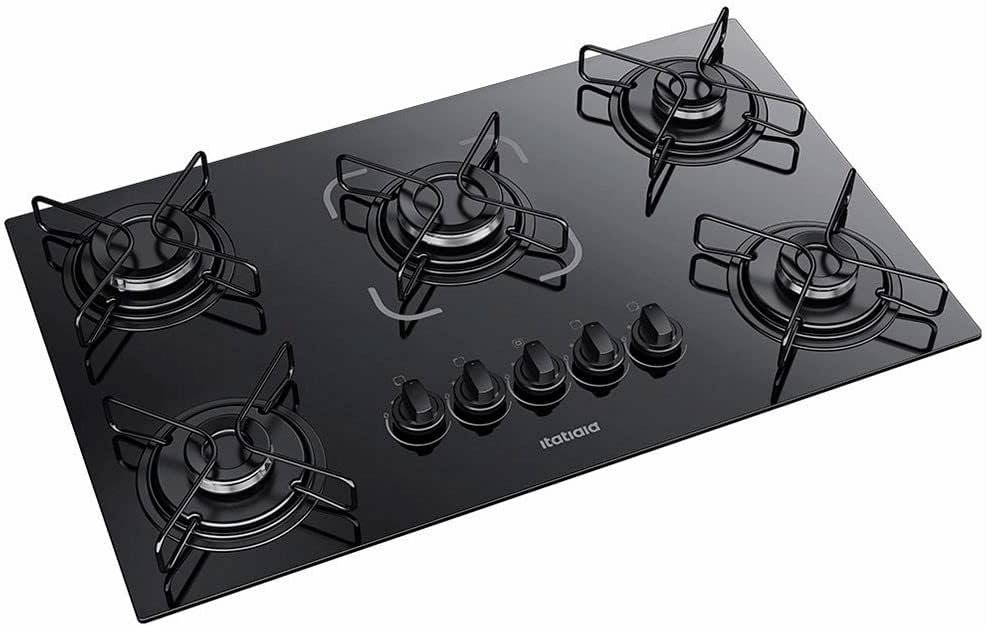 Cooktop Essencial 5 Bocas – Preto