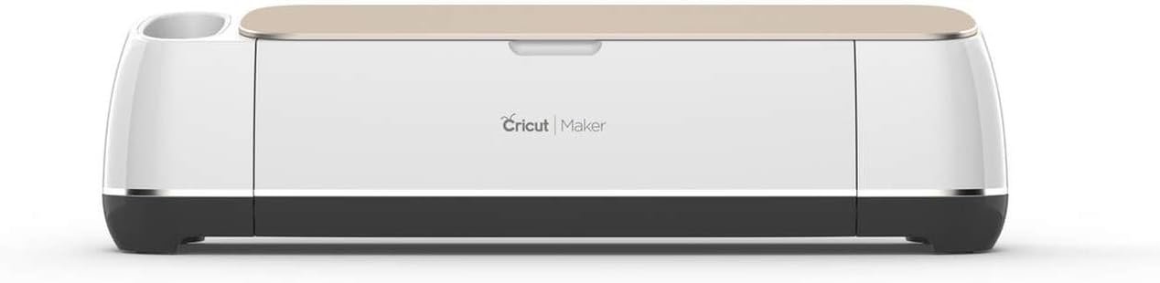 Cricut Maker – Máquina de corte inteligente – com força de corte de 10x, corta mais de 300 materiais, cria arte 3D, decoração de casa, conectividade Bluetooth, funciona com iOS, Android, Windows Cricut Maker – Máquina de corte inteligente – com força de corte de 10x, corta mais de 300 materiais, cria arte 3D, decoração de casa, conectividade Bluetooth, funciona com iOS, Android, Windows