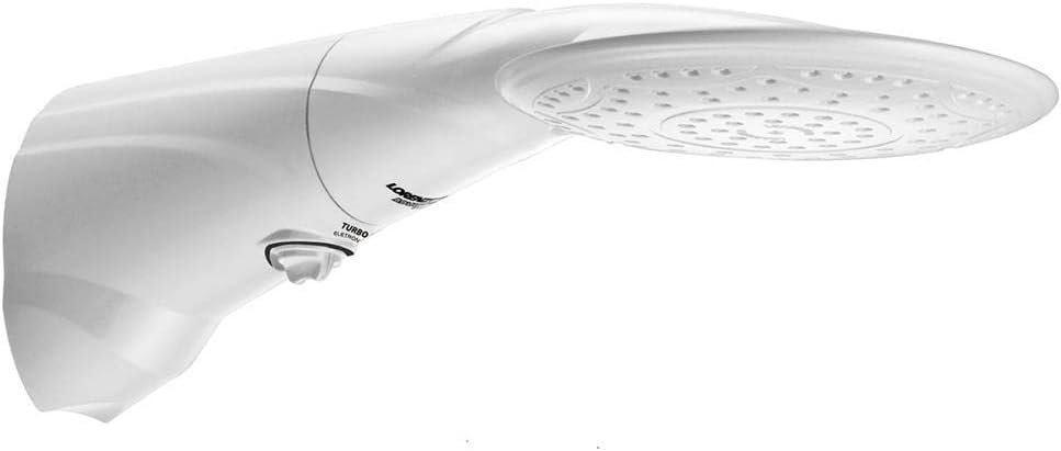 Ducha Advanced Turbo Eletrônico 127V 5500W, Lorenzetti, 7510527, Branco, Pequeno Ducha Advanced Turbo Eletrônico 127V 5500W, Lorenzetti, 7510527, Branco, Pequeno