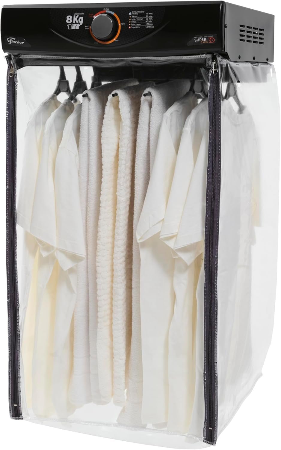 FISCHER SECADORA DE ROUPAS SUPER CICLO 8KG BLACK 220V – 28200-100531