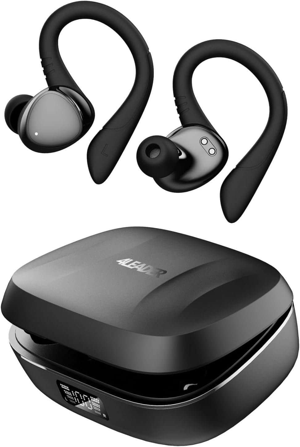 Fone Bluetooth Sem Fio 4Leader – Esportivo, À Prova D’água, Grave Potente, 20h Bateria, Microfone, Fone de Ouvido para Academia e Treino, Garantia Brasil Fone Bluetooth Sem Fio 4Leader – Esportivo, À Prova D’água, Grave Potente, 20h Bateria, Microfone, Fone de Ouvido para Academia e Treino, Garantia Brasil