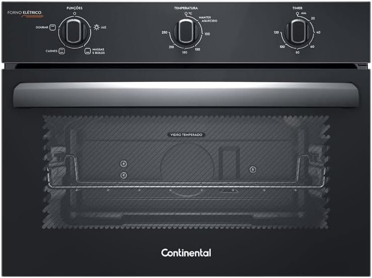Forno de Embutir Elétrico Continental 50L com TOPLimpaFácil (OC4EM) Forno de Embutir Elétrico Continental 50L com TOPLimpaFácil (OC4EM)