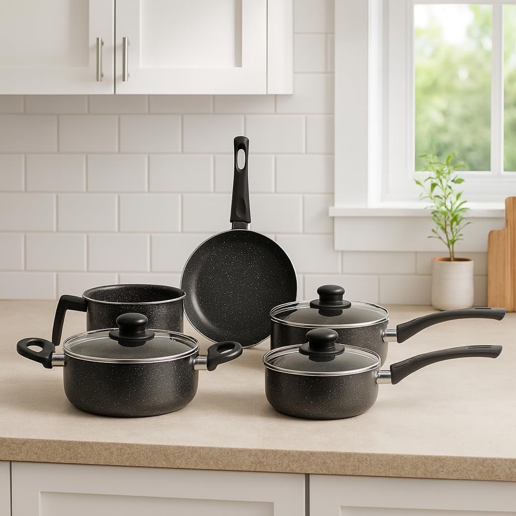 Jogo de Panelas Cerâmica Indução e Gás 5 Peças Berlim