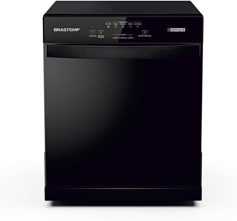 Lava Louças Brastemp 8 Serviços Preta - BLF08AE 220v