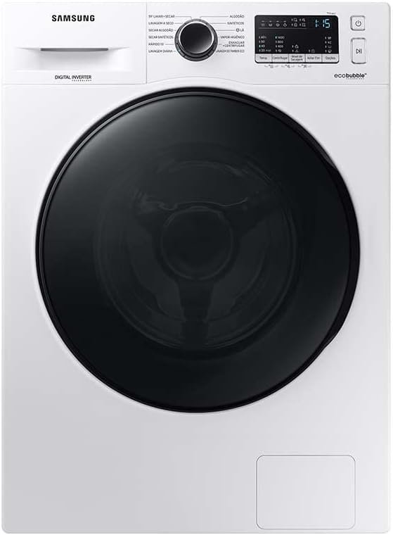 Lava e Seca Samsung 11kg Wd11a4453bw Digital Inverter Ecobubble Branca 127v