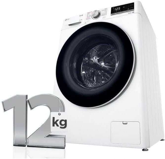 Lava e Seca Smart Lg Vc4 12kg Branca Com Inteligência Artificial Aidd Cv5012wc4a 220v