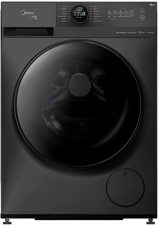 Lavadora Midea HealthGuard Smart 13kg Titanium 220V