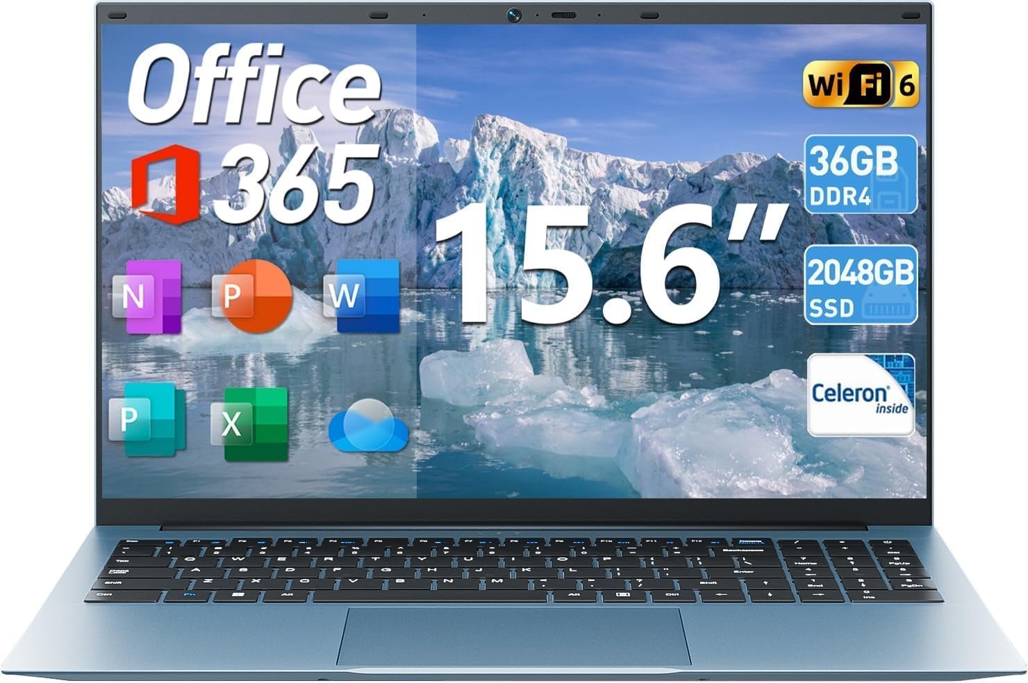 Naclud Laptops, laptop de 15,6 polegadas com 36 GB de RAM SSD de 2048 GB, expansível de 1 TB, Celeron N5095 Quad-Core (até 2,9 GHz), Windows 11 Home, abertura de ângulo de 180, WiFi6, USB 3.2, HDMI Naclud Laptops, laptop de 15,6 polegadas com 36 GB de RAM SSD de 2048 GB, expansível de 1 TB, Celeron N5095 Quad-Core (até 2,9 GHz), Windows 11 Home, abertura de ângulo de 180, WiFi6, USB 3.2, HDMI