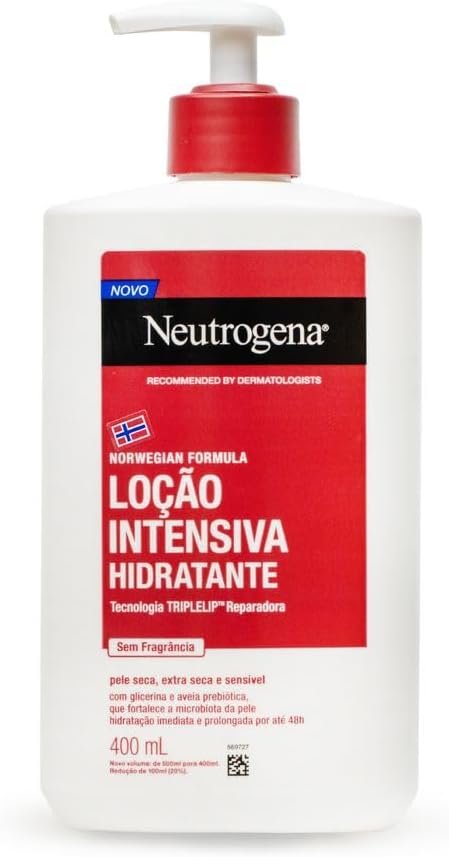 Neutrogena Hidratante Corporal Intensivo Norwegian, Sem Fragrância, 400ml Neutrogena Hidratante Corporal Intensivo Norwegian, Sem Fragrância, 400ml