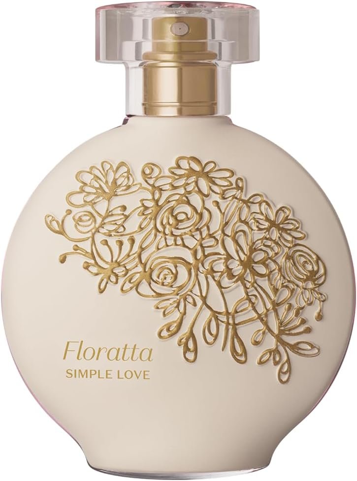 O Boticário Floratta Simple Love Eau de Toilette, perfume floral de longa duração para mulheres, 75 g
