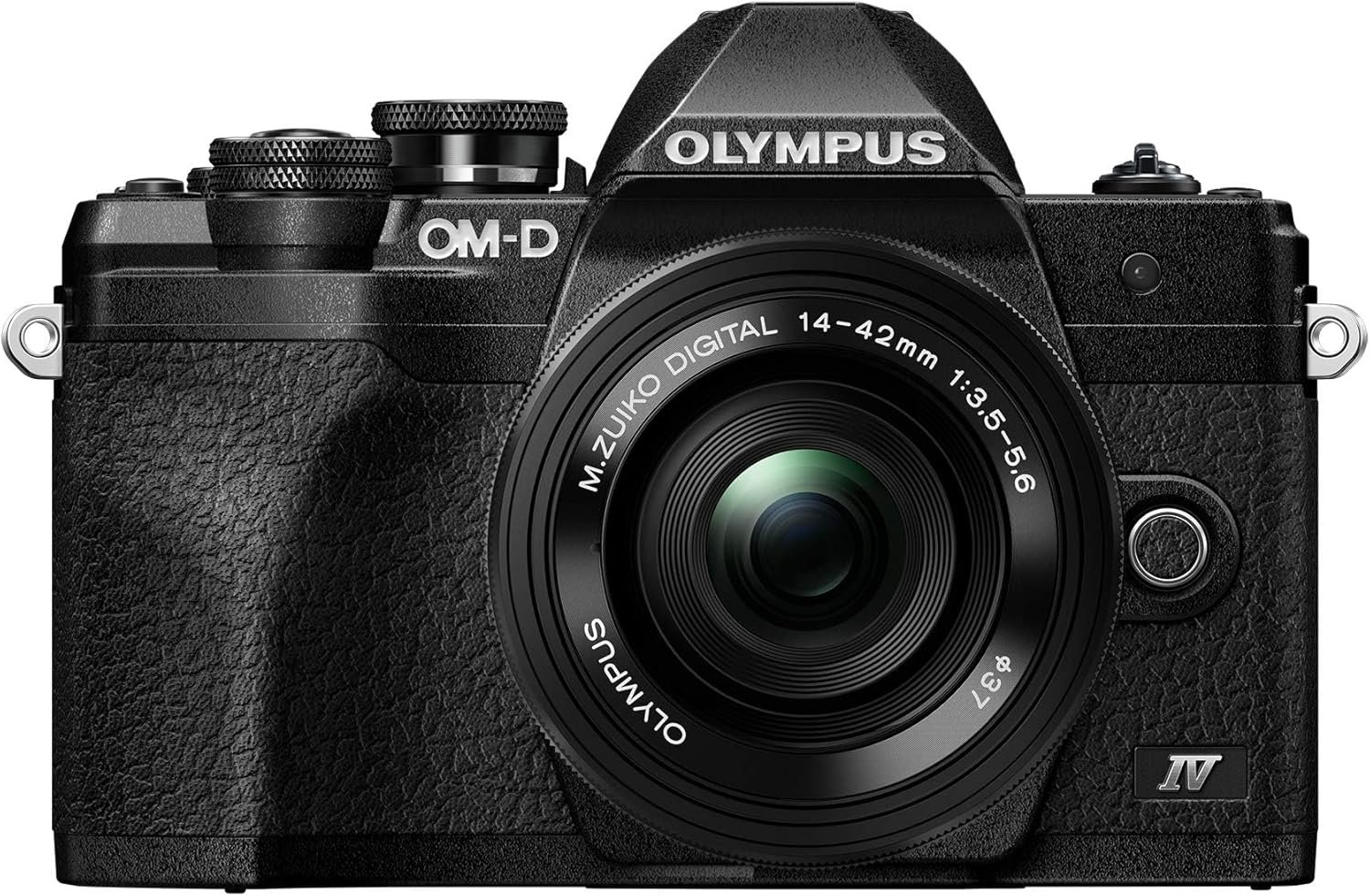 Olympus OM-D E-M10 Mark IV Corpo preto com kit de lentes M.Zuiko Digital ED 14-42 mm F3.5-5.6 EZ Olympus OM-D E-M10 Mark IV Corpo preto com kit de lentes M.Zuiko Digital ED 14-42 mm F3.5-5.6 EZ