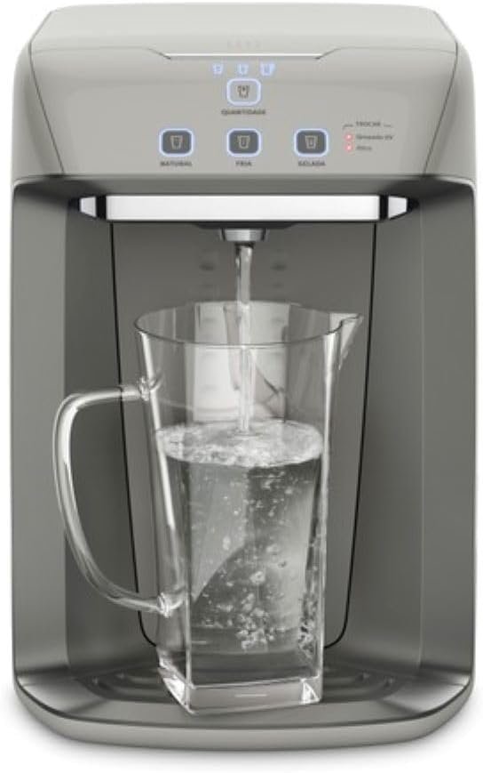 Purificador de Água Gelada, Fria e Natural Elétrico Luz UV Prata (PA31G)
