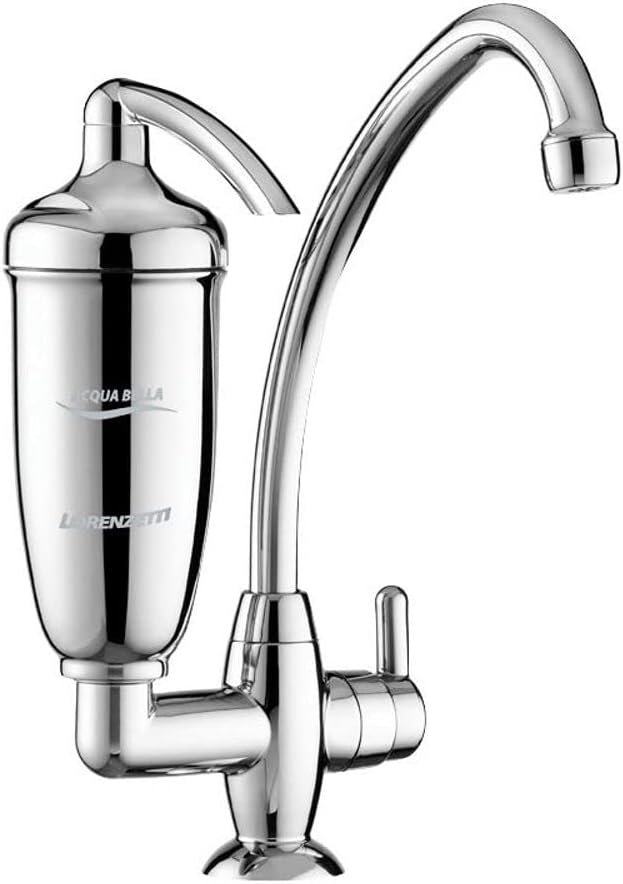 Purificador de Água com Torneira de Mesa Acqua Bella, LORENZETTI, 7411818, Cromado, Pequeno Purificador de Água com Torneira de Mesa Acqua Bella, LORENZETTI, 7411818, Cromado, Pequeno