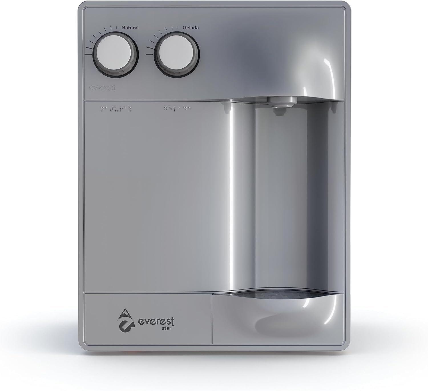 Purificador de água refrigerado por compressor Soft Star Prata 220V