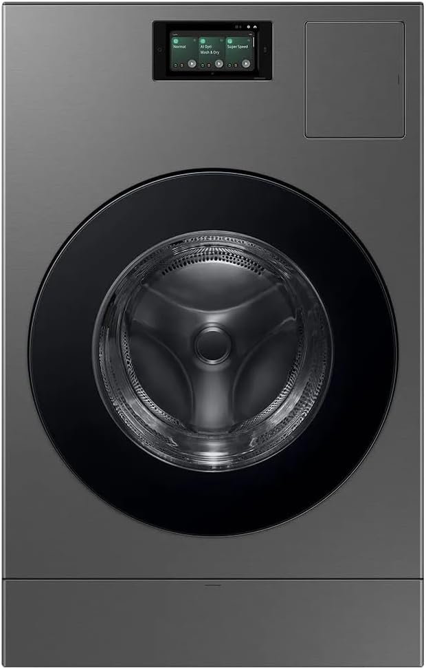 Samsung Lava e Seca Bespoke AI Laundry Heat Pump WD20D Inox 20kg – 127V