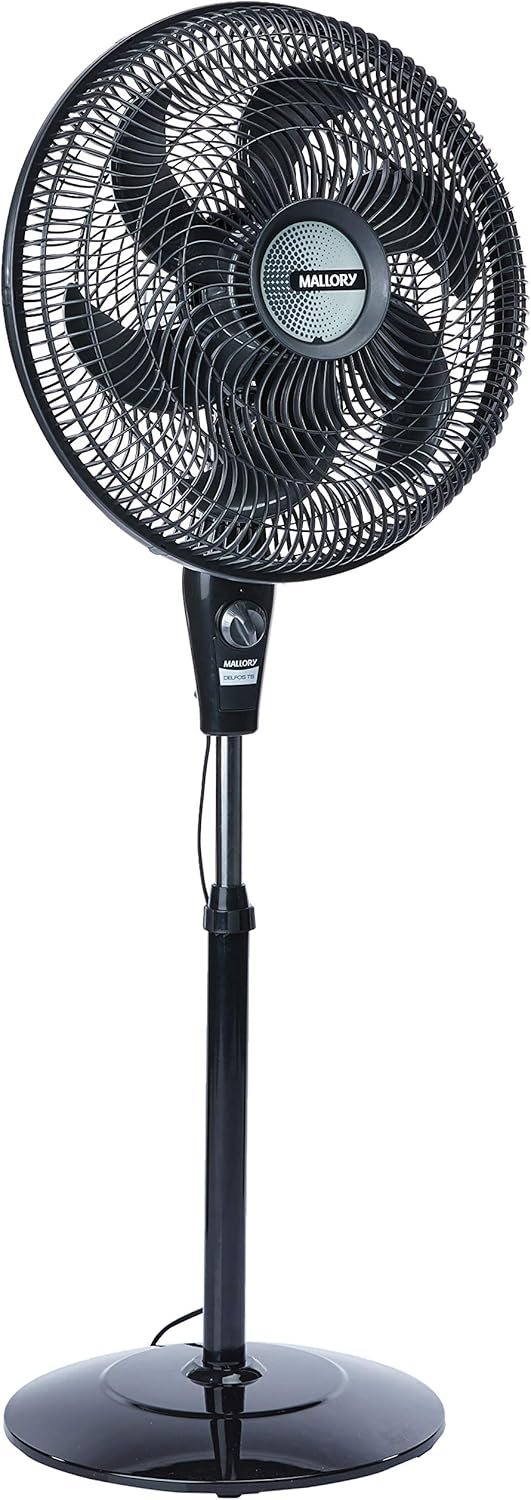 Ventilador Mallory Coluna Delfos TS+ Preto Grafite 40 cm 220V