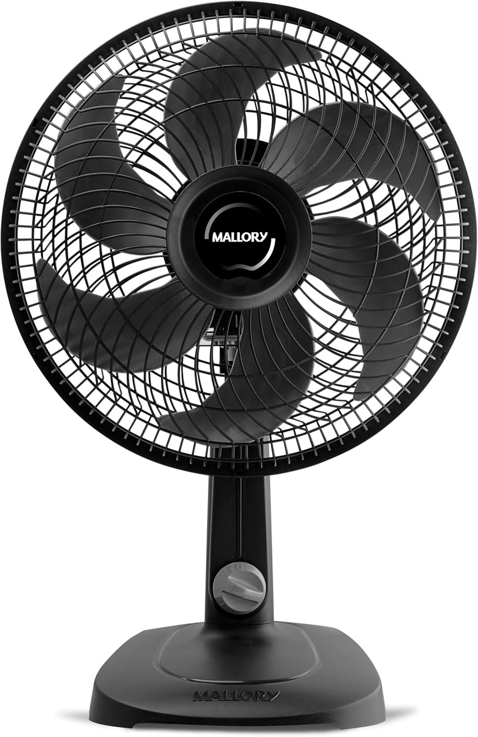 Ventilador de Mesa Mallory Turbo Compact 30 cm, Silencioso, Hélice de 6 pás, Grade Especial em Sistema TS, Máxima Vazão e Mínimo Ruído – 220V