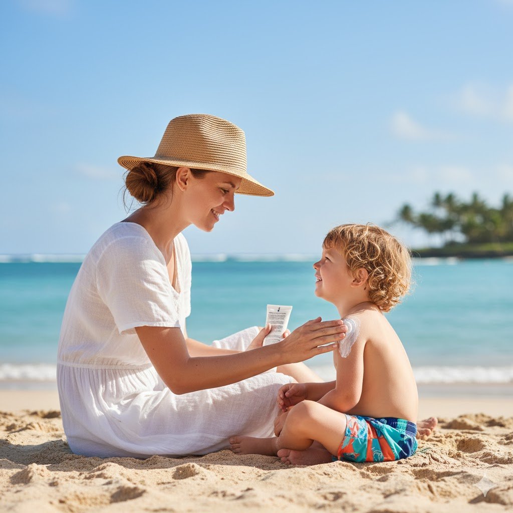 melhor protetor solar - protetor solar - cuidados criança infantil