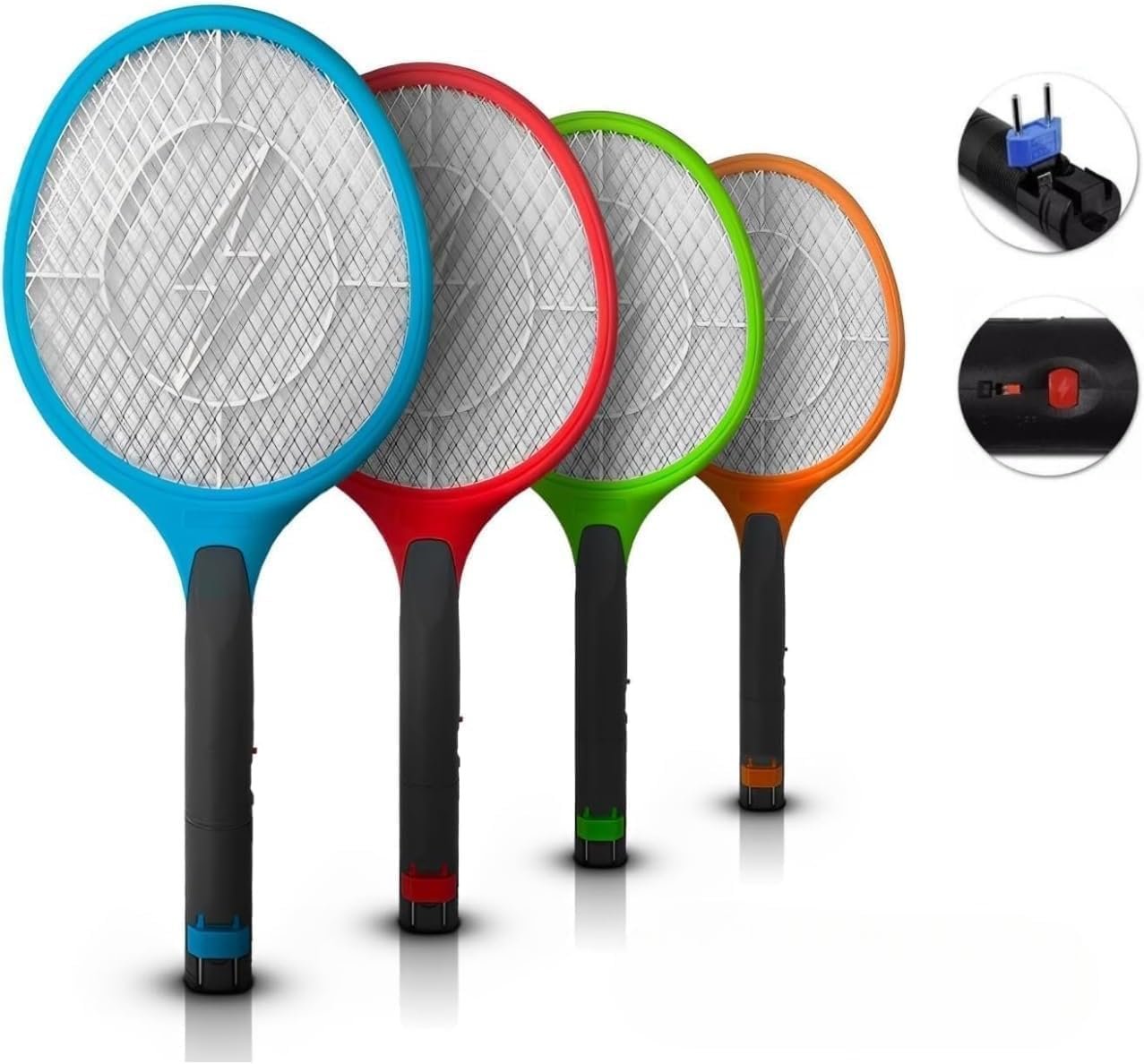 Raquete Mata Insetos Elétrica Recarregável Bivolt: Mosquito, Pernilongo e Mosca – Armadilha Dengue (Laranja) Raquete Mata Insetos Elétrica Recarregável Bivolt: Mosquito, Pernilongo e Mosca – Armadilha Dengue (Laranja)