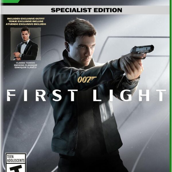 007 First Light - Specialist Edition para Xbox Series X: bônus exclusivos e aventura de espionagem para comprar agora.
