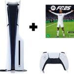 Console PS5 c/Drive Slim 1 TB c/ 1 Controle + Jogo Fifa 25
