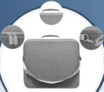 Bolsa Mochila Transporte Para Playstation 5 Pro e Acessórios Cinza - Imagem 4