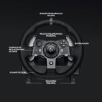 Volante Logitech G920 Driving Force e Pedais com Force Feedback para Xbox Series X|S, Xbox One, PC, Mac - Imagem 6